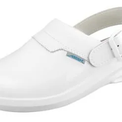 Abeba Berufsschuhe Sicherheitsschuhe ABEBA Clog Lack Weiß 7620 OB