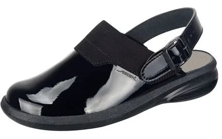 Abeba Berufsschuhe Sicherheitsschuhe ABEBA Clog Lack Schwarz 7621 OB 1 Abeba Berufsschuhe Sicherheitsschuhe ABEBA Clog Lack Schwarz 7621 OB