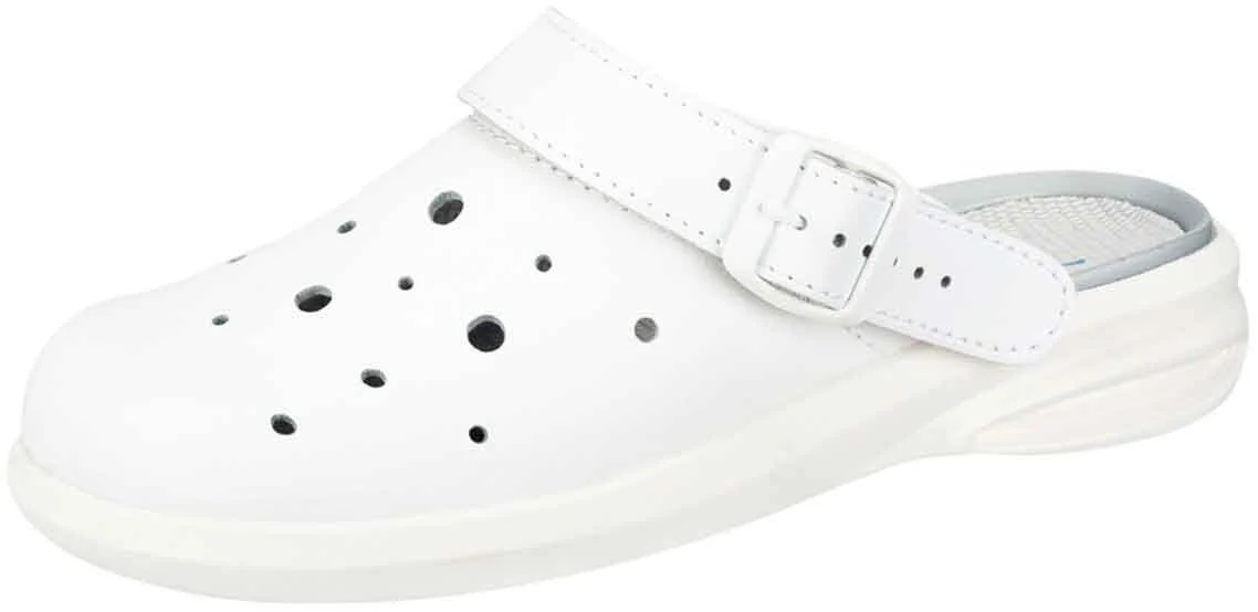 Abeba Berufsschuhe Sicherheitsschuhe ABEBA Clog Weiß, Perforiert 7630 OB 1 Abeba Berufsschuhe Sicherheitsschuhe ABEBA Clog Weiß, Perforiert 7630 OB