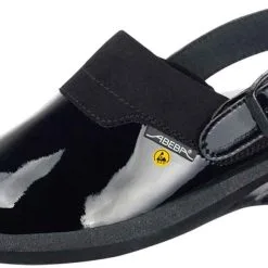 Abeba Berufsschuhe Sicherheitsschuhe ABEBA Clog Lack Schwarz ESD 37621 OB