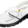 Abeba Berufsschuhe Sicherheitsschuhe ABEBA Clog Weiß/ Schwarz ESD 37345 OB