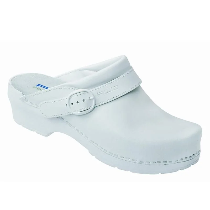AWC Berufsschuhe Clogs Mit Absatz Weiß 1 AWC Berufsschuhe Clogs Mit Absatz Weiß