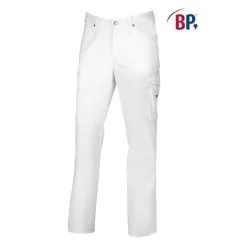 BP Berufsbekleidung BP Herrenjeans 1658 686 21 Weiß Körpernahe Form Mit Strech