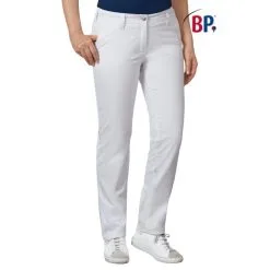 BP Berufsbekleidung BP Praxishose Damen 1734 686 21 Chinohose Weiß