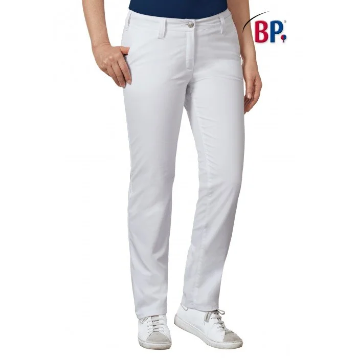 BP Berufsbekleidung BP Praxishose Damen 1734 686 21 Chinohose Weiß 1 BP Berufsbekleidung BP Praxishose Damen 1734 686 21 Chinohose Weiß