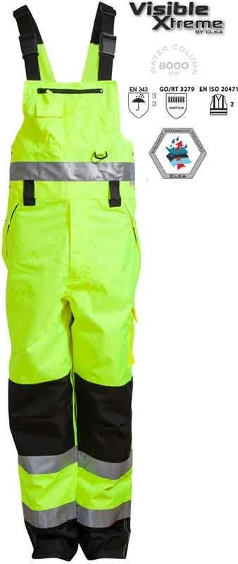 ELKA Rainwear ELKA Warnschutz Wetterschutz Latzhose EN471 Reflex - Visible Xtreme 1 ELKA Rainwear ELKA Warnschutz Wetterschutz Latzhose EN471 Reflex - Visible Xtreme