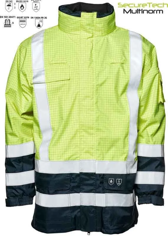 ELKA Rainwear ELKA Warnschutz Multinorm Jacke SecureTech Multinorm 1 ELKA Rainwear ELKA Warnschutz Multinorm Jacke SecureTech Multinorm