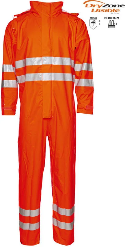 ELKA Rainwear ELKA Warnschutz Regen Overall DryZone Visible 028003R 1 ELKA Rainwear ELKA Warnschutz Regen Overall DryZone Visible 028003R