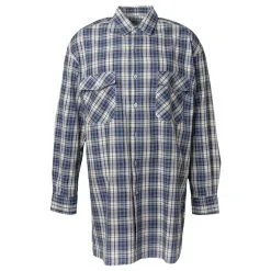 Planam Flanellhemd 2001 - Baumwollhemd Im Klassischem Design -Hotel und Gastronomie Modisch flanellhemd 20013