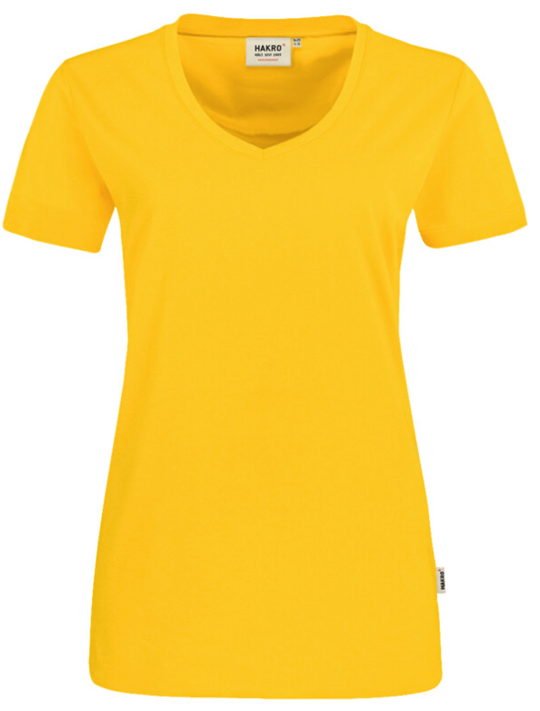 Hakro Damen V-Shirt Mikralinar 181 3 Hakro Damen V-Shirt Mikralinar 181 – Bild 3