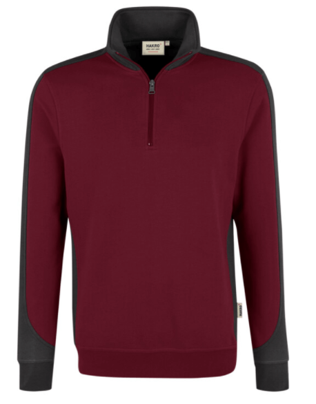 Hakro Herren Zip-Sweatshirt Contrast Mikralinar 476 5 Hakro Herren Zip-Sweatshirt Contrast Mikralinar 476 – Bild 5