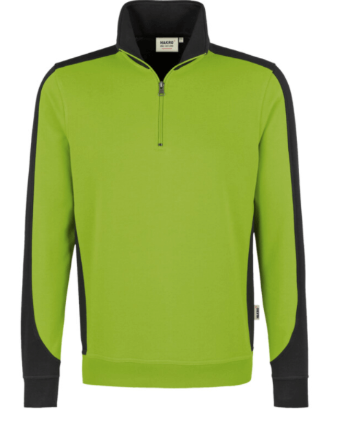 Hakro Herren Zip-Sweatshirt Contrast Mikralinar 476 8 Hakro Herren Zip-Sweatshirt Contrast Mikralinar 476 – Bild 8