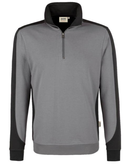 Hakro Herren Zip-Sweatshirt Contrast Mikralinar 476 9 Hakro Herren Zip-Sweatshirt Contrast Mikralinar 476 – Bild 9