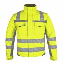 PKA Berufsbekleidung PKA Warnschutz Softshell-Jacke, Winter-Warnschutzbekleidung