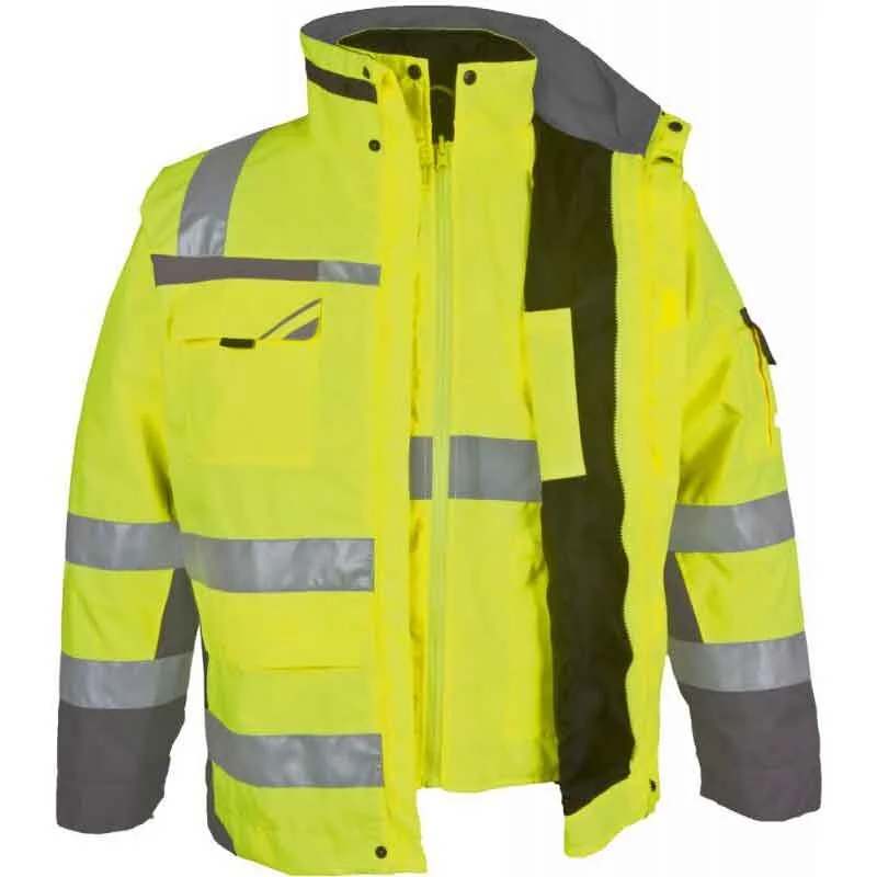 PKA Berufsbekleidung PKA Winterwarnschutz Parka 3in1, Warnschutzbekleidung 3 PKA Berufsbekleidung PKA Winterwarnschutz Parka 3in1, Warnschutzbekleidung – Bild 3