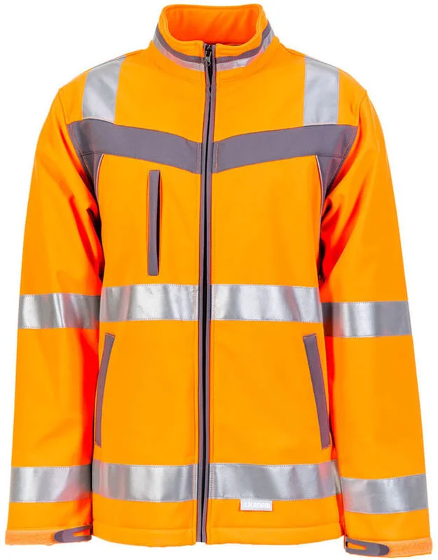 PLANAM Plaline Warnschutz Softshell Jacke 2 PLANAM Plaline Warnschutz Softshell Jacke – Bild 2