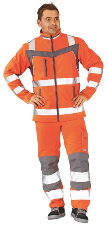 PLANAM Plaline Warnschutz Softshell Jacke 4 PLANAM Plaline Warnschutz Softshell Jacke – Bild 4