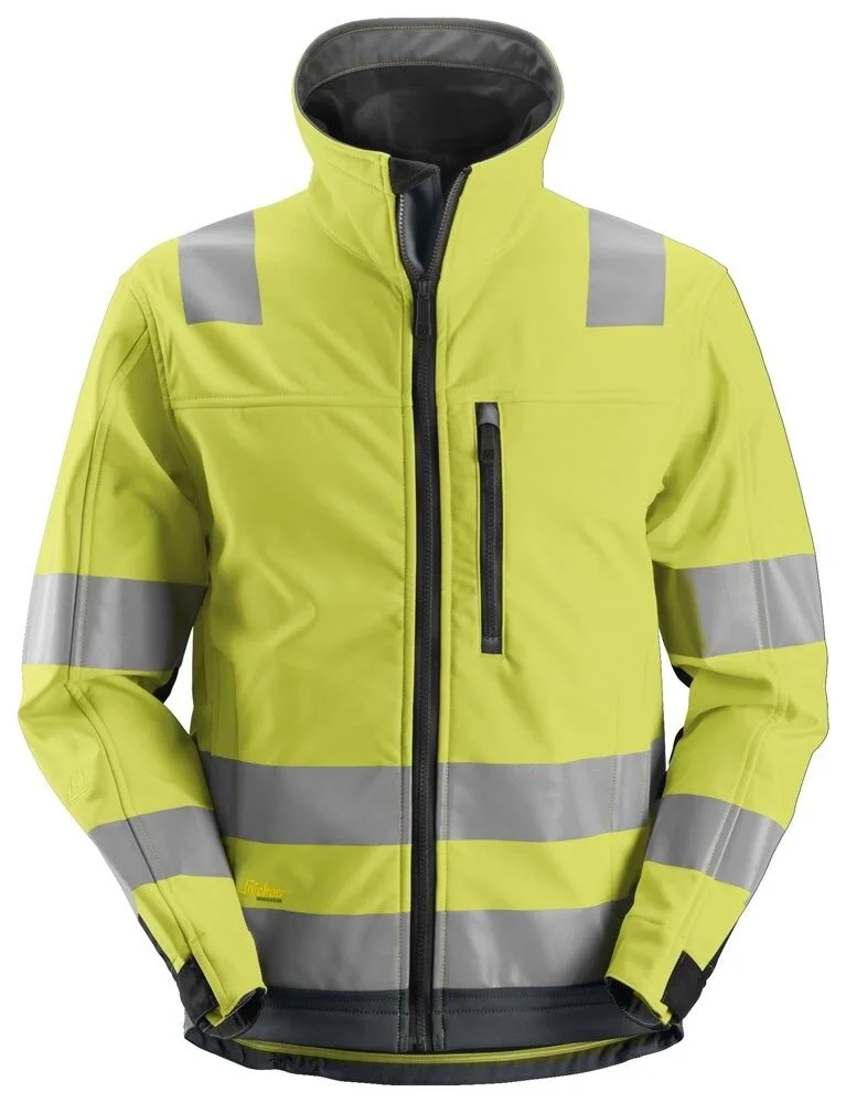 Snickers Workwear Snickers AllroundWork Warnschutz Softshelljacke 1230 4 Snickers Workwear Snickers AllroundWork Warnschutz Softshelljacke 1230 – Bild 4
