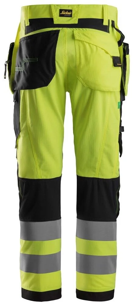 Snickers Workwear Snickers Warnschutz Arbeitshose FlexiWork High-Vis Mit Holstertaschen 6932 3 Snickers Workwear Snickers Warnschutz Arbeitshose FlexiWork High-Vis Mit Holstertaschen 6932 – Bild 3