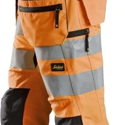Snickers Workwear Snickers Warnschutz Piratenhose LiteWork High-Vis Mit Holstertaschen 6134 -Hotel und Gastronomie Modisch snickers warnschutz piratenhose litework high vis mit holstertaschen 61346