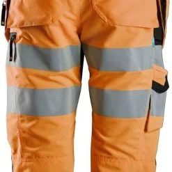 Snickers Workwear Snickers Warnschutz Piratenhose LiteWork High-Vis Mit Holstertaschen 6134 -Hotel und Gastronomie Modisch snickers warnschutz piratenhose litework high vis mit holstertaschen 61347