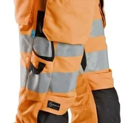 Snickers Workwear Snickers Warnschutz Piratenhose LiteWork High-Vis Mit Holstertaschen 6134 -Hotel und Gastronomie Modisch snickers warnschutz piratenhose litework high vis mit holstertaschen 61348