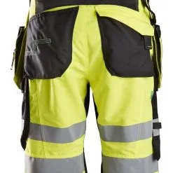 Snickers Workwear Snickers Warnschutz Shorts FlexiWork High-Vis Mit Holstertaschen 6933 -Hotel und Gastronomie Modisch snickers warnschutz shorts flexiwork high vis mit holstertaschen 69333