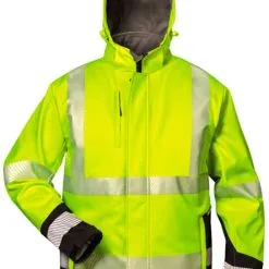 Warnschutz-Winter Softshell Jacke Mit Kapuze MELVIN - Elysee