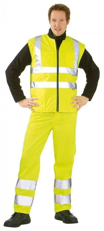 Planam Warnschutz Winter Weste - Hält Trocken, Macht Sicher 3 Planam Warnschutz Winter Weste - Hält Trocken, Macht Sicher – Bild 3